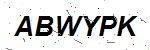 CAPTCHA verification image containing distorted text characters
