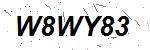 CAPTCHA verification image containing distorted text characters