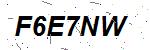 CAPTCHA verification image containing distorted text characters