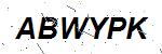 CAPTCHA verification image containing distorted text characters