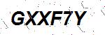 CAPTCHA verification image containing distorted text characters