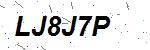 CAPTCHA verification image containing distorted text characters