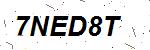 CAPTCHA verification image containing distorted text characters