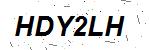 CAPTCHA verification image containing distorted text characters