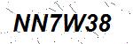 CAPTCHA verification image containing distorted text characters