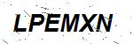 CAPTCHA verification image containing distorted text characters