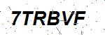CAPTCHA verification image containing distorted text characters