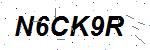 CAPTCHA verification image containing distorted text characters