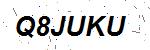 CAPTCHA verification image containing distorted text characters