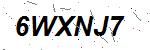 CAPTCHA verification image containing distorted text characters