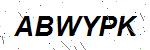 CAPTCHA verification image containing distorted text characters