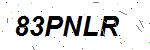 CAPTCHA verification image containing distorted text characters