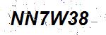 CAPTCHA verification image containing distorted text characters