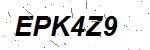 CAPTCHA verification image containing distorted text characters
