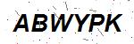 CAPTCHA verification image containing distorted text characters