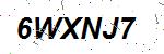 CAPTCHA verification image containing distorted text characters