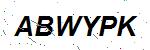 CAPTCHA verification image containing distorted text characters