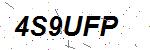 CAPTCHA verification image containing distorted text characters