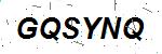 CAPTCHA verification image containing distorted text characters