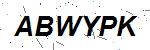CAPTCHA verification image containing distorted text characters
