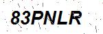 CAPTCHA verification image containing distorted text characters