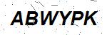 CAPTCHA verification image containing distorted text characters