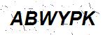 CAPTCHA verification image containing distorted text characters