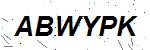 CAPTCHA verification image containing distorted text characters