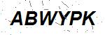 CAPTCHA verification image containing distorted text characters