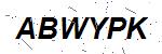 CAPTCHA verification image containing distorted text characters