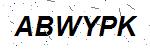 CAPTCHA verification image containing distorted text characters