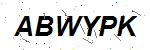 CAPTCHA verification image containing distorted text characters