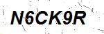 CAPTCHA verification image containing distorted text characters