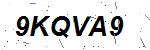 CAPTCHA verification image containing distorted text characters