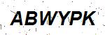 CAPTCHA verification image containing distorted text characters