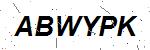 CAPTCHA verification image containing distorted text characters