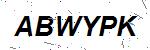CAPTCHA verification image containing distorted text characters