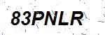 CAPTCHA verification image containing distorted text characters