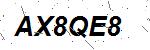 CAPTCHA verification image containing distorted text characters