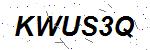 CAPTCHA verification image containing distorted text characters