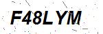 CAPTCHA verification image containing distorted text characters
