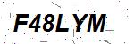 CAPTCHA verification image containing distorted text characters