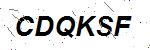 CAPTCHA verification image containing distorted text characters