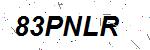 CAPTCHA verification image containing distorted text characters