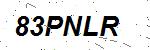 CAPTCHA verification image containing distorted text characters