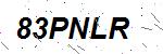 CAPTCHA verification image containing distorted text characters