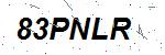 CAPTCHA verification image containing distorted text characters