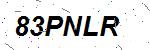 CAPTCHA verification image containing distorted text characters