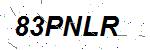 CAPTCHA verification image containing distorted text characters