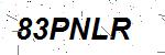 CAPTCHA verification image containing distorted text characters
